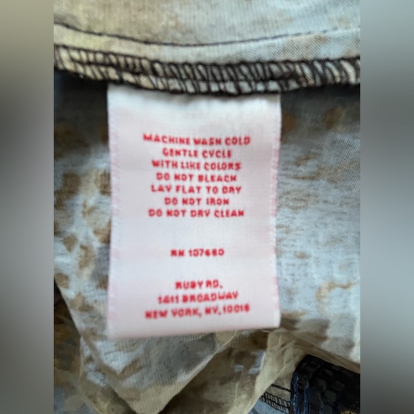 Ruby Rd. Multicolor Patterned Jacket size 16W🌴 - Picture 5 of 6